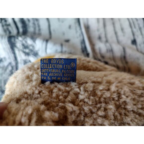 Boyds Bears 6” in Tan Teddy Bear Plush green Bow 1990-1995 Jointed Limbs - Picture 6 of 7